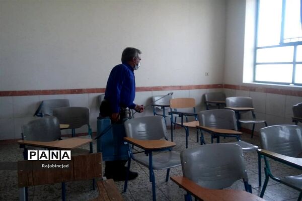 ضدعفونی وگندزدایی مدارس ابرکوه