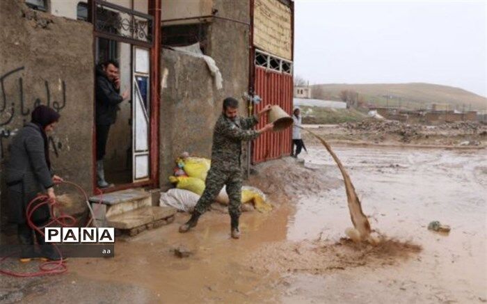 سیل مهربانی در دلفان