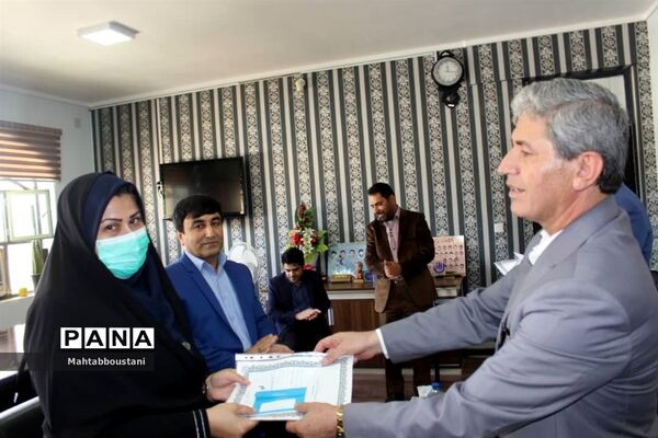 تقدیر مدیریت آموزش و پرورش دشتستان از حوزه معاونت پرورشی و تربیت بدنی