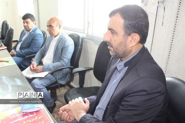 جلسه ستاد پیشگیری ازشیوع بیماری  کرونا در اداره کل آموزش و پرورش استان بوشهر