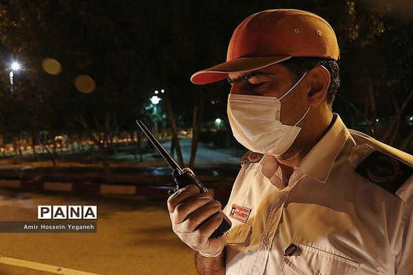 عملیات ضد عفونی مراکز خدماتی جزیره کیش