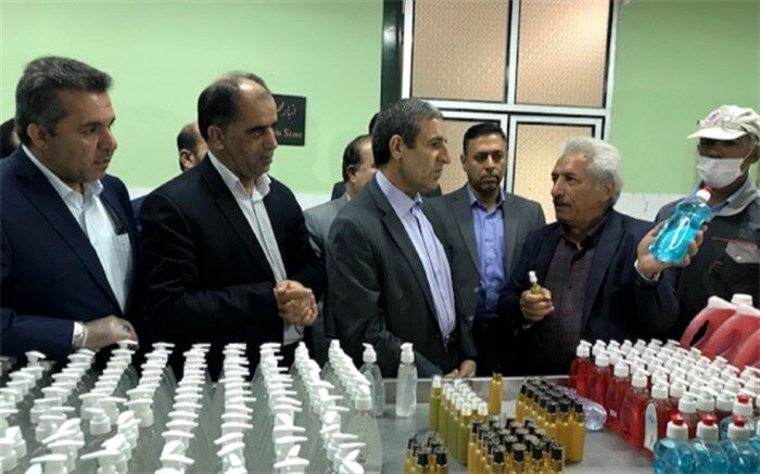تولید محصولات ضدعفونی کننده و ماسک در استان بوشهر