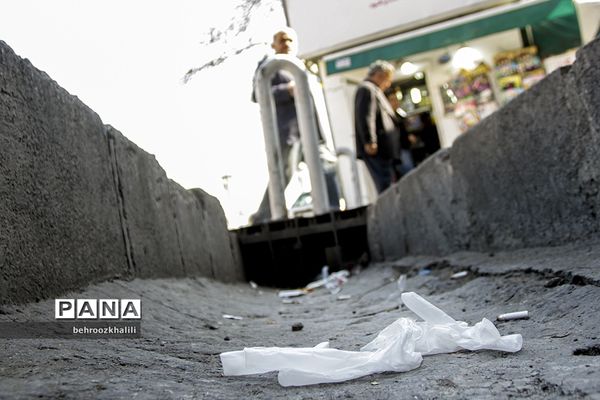 رهاسازی پسماندهای آلوده به کرونا در سطح شهر