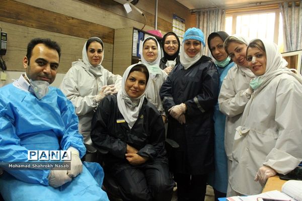 پرستاران بیمارستان رازی اهواز در خط مقدم مبارزه با کرونا ویروس