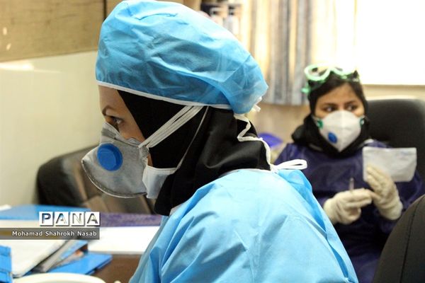 پرستاران بیمارستان رازی اهواز در خط مقدم مبارزه با کرونا ویروس