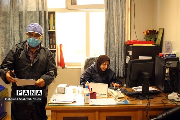 پرستاران بیمارستان رازی اهواز در خط مقدم مبارزه با کرونا ویروس