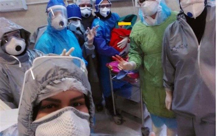 شادمانی تولد پنجمین نوزاد مادر مشکوک به کرونا