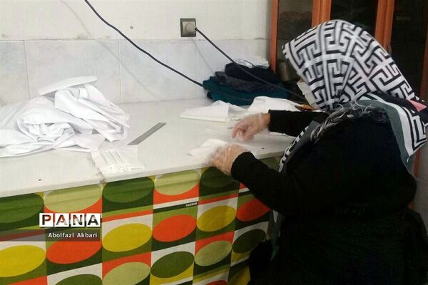 مقابله با کروناویروس در روستای عبا‌س‌آباد شهرستان ساری