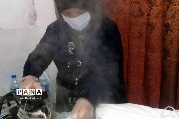 مقابله با کروناویروس در روستای عبا‌س‌آباد شهرستان ساری