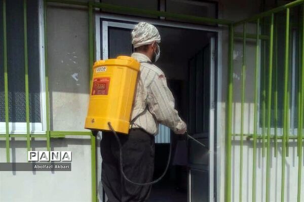 مقابله با کروناویروس در روستای عبا‌س‌آباد شهرستان ساری