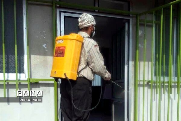 مقابله با کروناویروس در روستای عبا‌س‌آباد شهرستان ساری