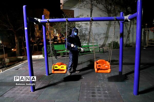 ضد عفونی کردن محله کوهک میدان رسالت تهران