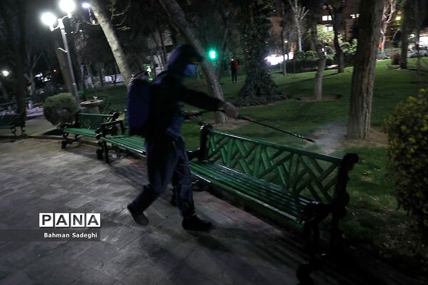 ضد عفونی کردن محله کوهک میدان رسالت تهران
