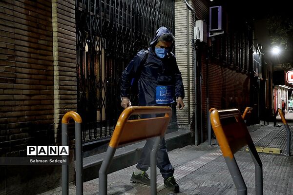 ضد عفونی کردن محله کوهک میدان رسالت تهران