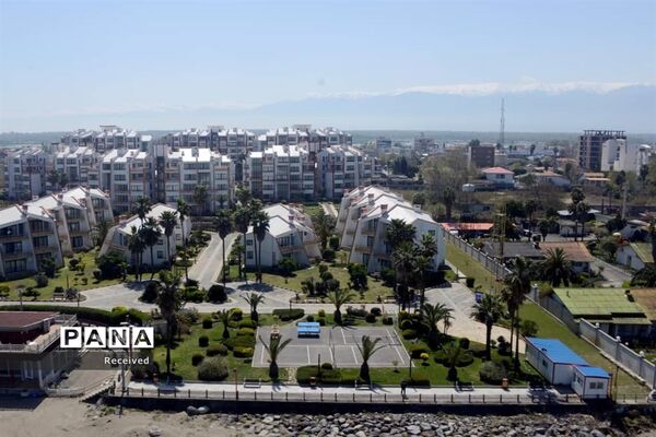 گشت هوایی رئیس پلیس راه مازندران در روز طبیعت