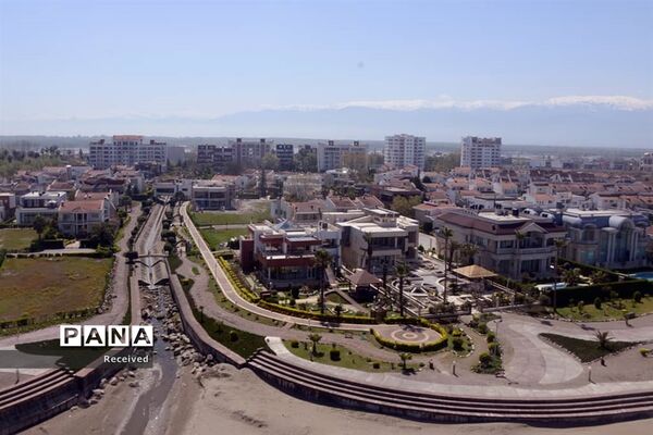 گشت هوایی رئیس پلیس راه مازندران در روز طبیعت