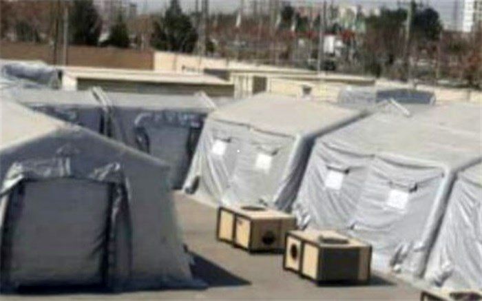 برپایی نقاهتگاه بیماران کرونایی در محل ستاد مدیریت بحران شهرداری اسلامشهر