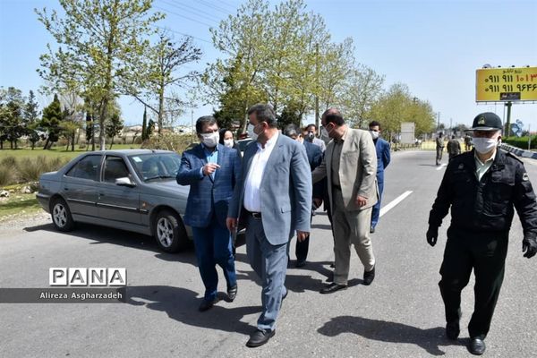 بازدید استاندار مازندران از ورودی‌های بابل، بابلسر و فریدونکنار