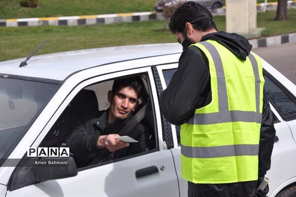 کنترل عبور و مرور ورودی‌های شهرزنجان