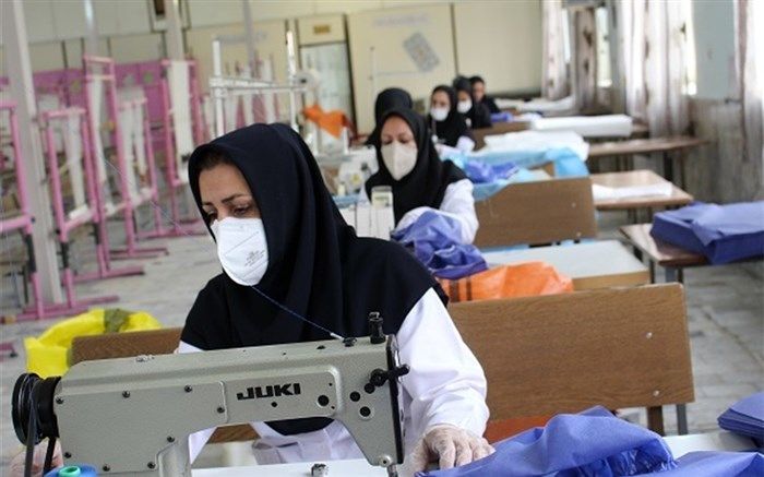 تولید 25 هزار ملزومات بهداشتی در 4 هنرستان استان خراسان جنوبی