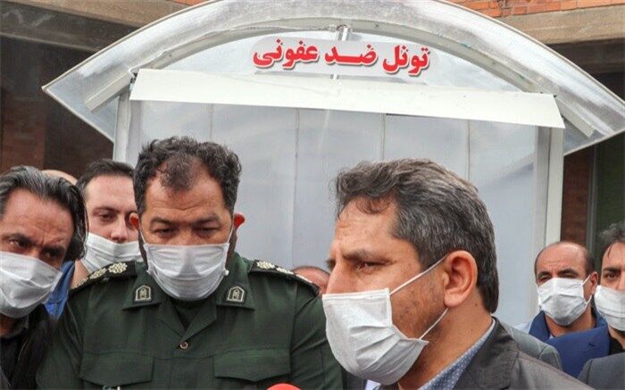 راه اندازی و نصب تونل‌های ضدعفونی در ادارات و سازمان های شهرداری تبریز