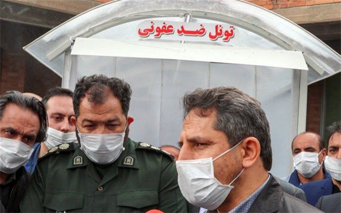 راه اندازی و نصب تونل‌های ضدعفونی در ادارات و سازمان های شهرداری تبریز