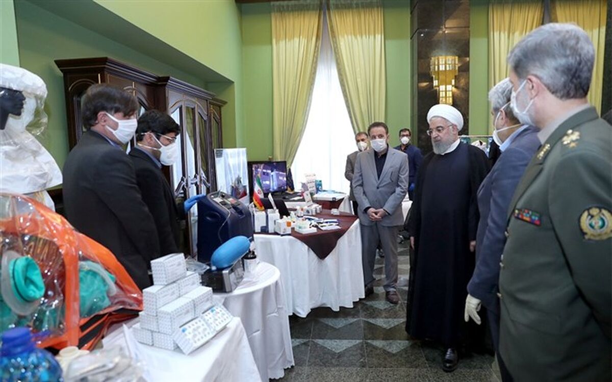 روحانی: توانمندی‌های اندیشمندان جوان و تولیدکنندگان کشورمان در حوزه مقابله با کرونا مغتنم و قابل توجه است