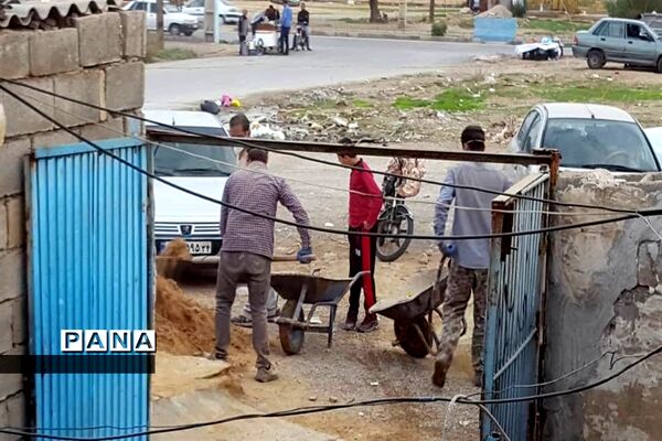 فعالیت مردمی گروه جهادی جهادگران انقلابی شهرستان امیدیه