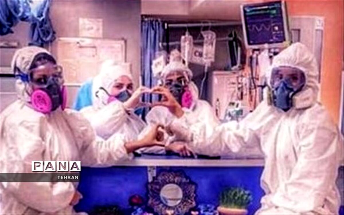 نامه دانش آموزان دبیرستان صابرین برای مدافعان سلامت