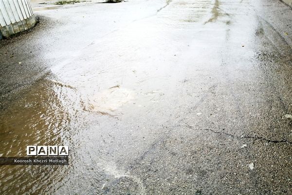 بارش باران بهاری در کازرون