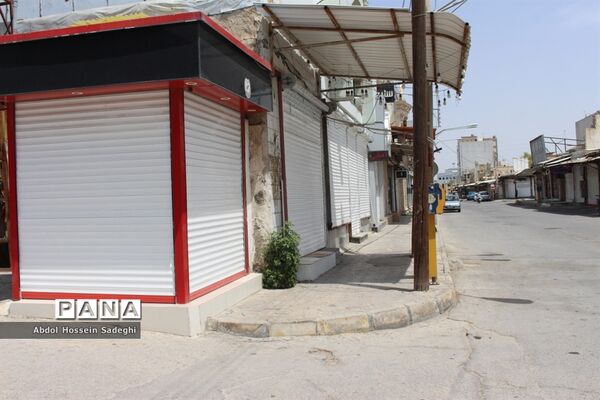 بازار بوشهر همچنان تعطیل است