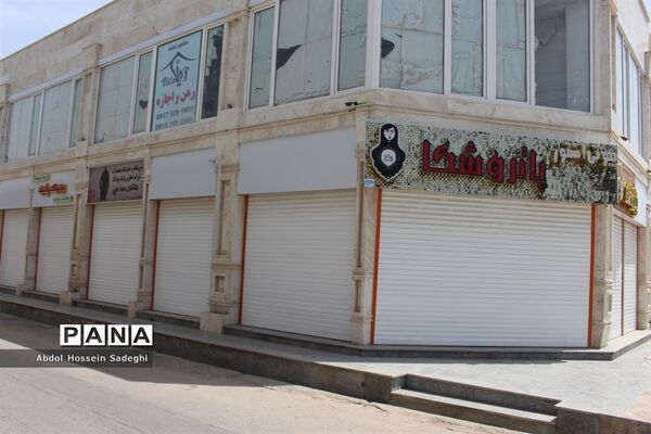بازار بوشهر همچنان تعطیل است