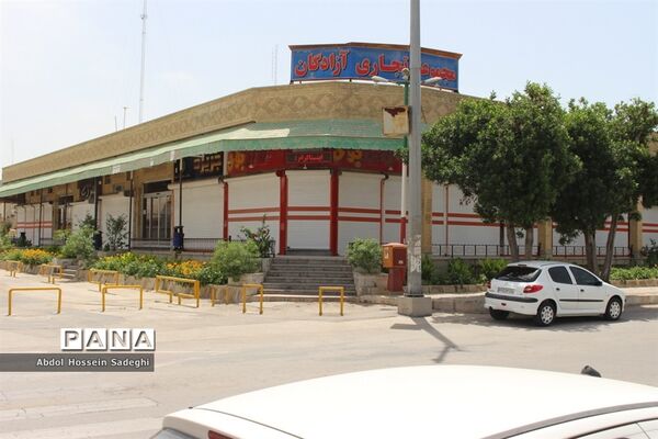 بازار بوشهر همچنان تعطیل است