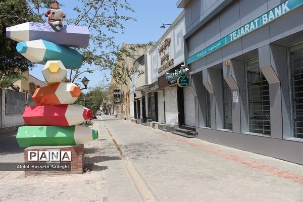 بازار بوشهر همچنان تعطیل است