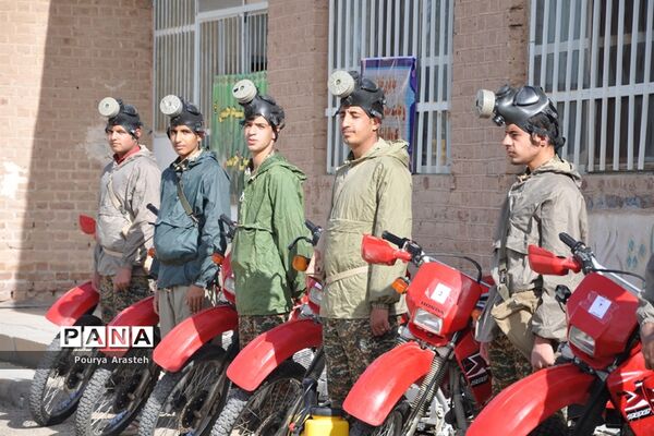 رزمایش بیولوژیک درشهرستان خوسف استان خراسان جنوبی