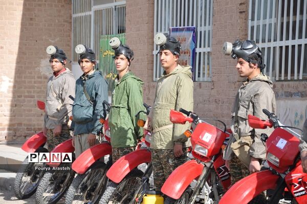 رزمایش بیولوژیک درشهرستان خوسف استان خراسان جنوبی