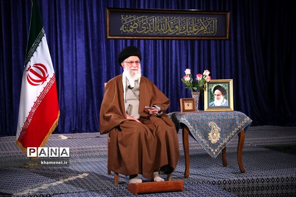 سخنرانی تلویزیونی  رهبر انقلاب اسلامی به مناسبت ولادت حضرت امام زمان(عج)