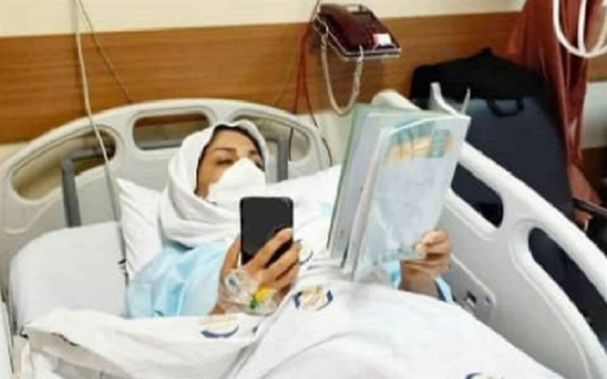 تماس تلفنی وزیر آموزش و پرورش با معلمی که در تخت بیمارستان مشغول تدریس آنلاین بود