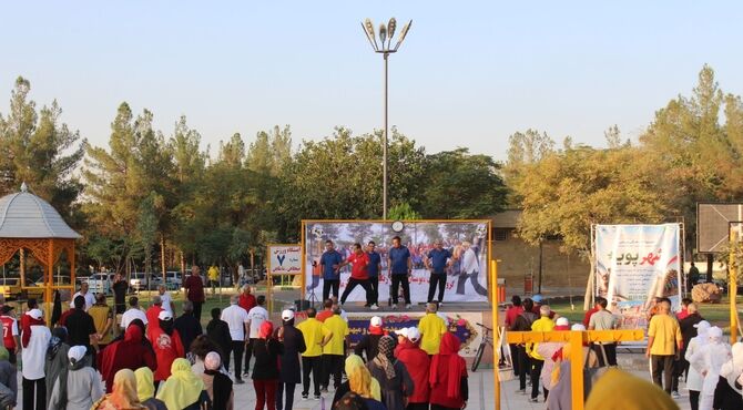 پویش «شهر پویا» در بوستان هدایت کرمان