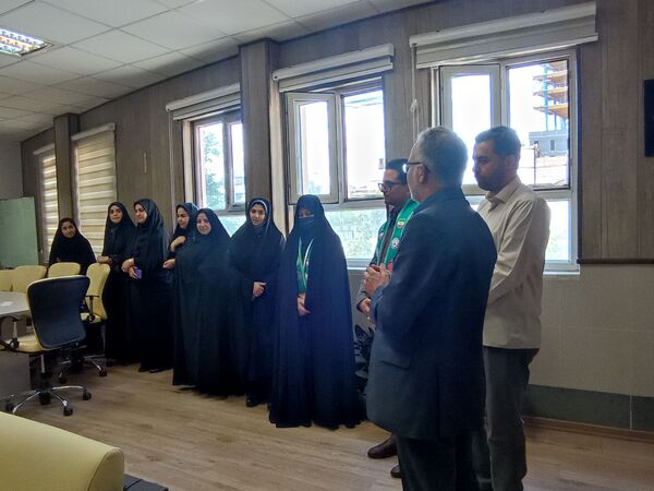 دیدار دانش‌آموزان مدرسه مهندس رحمانی فرد با مسولین اداره ناحیه یک مشهد مقدس 