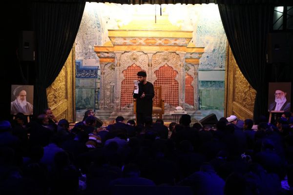 جوانان کاشمری در شب تاسوعا سنگ تمام گذاشتند