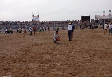 برگزاری کشتی باچوخه در گود امام مرشد فاروج