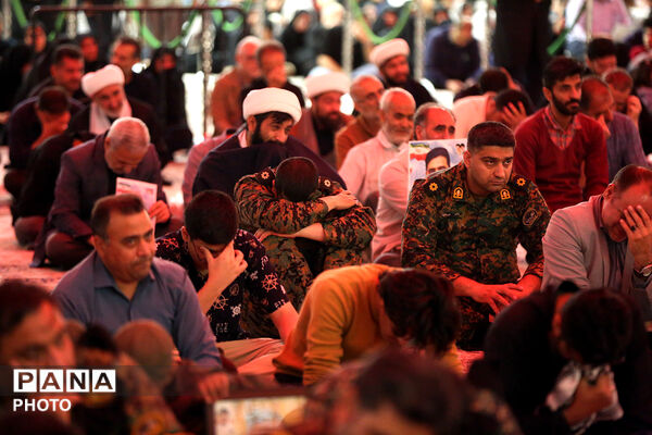 مراسم بزرگداشت ۱۴۴ شهید اقتدار ملی و جنگ رمضان در قم