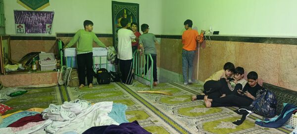 روز دوم اعتکاف پسران آشخانه 