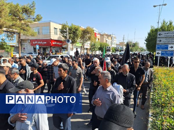 پیاده‌روی جاماندگان اربعین حسینی در مرودشت 