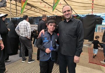 گزارش خبرنگار پانا از موکب اداره کل آموزش و پرورش و سازمان دانش آموزی استان اصفهان