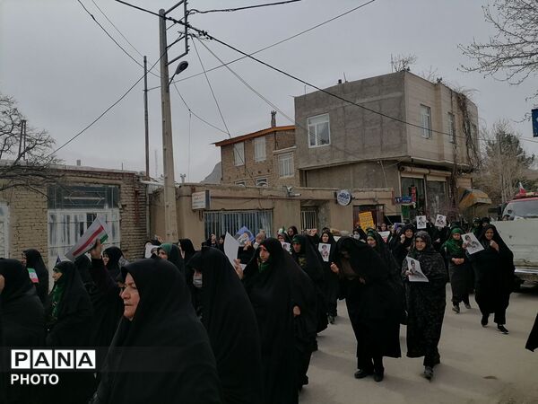 راهپیمایی روز جهانی قدس در شهر بار نیشابور