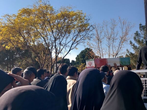 مراسم تشییع پیکر شهید گمنام  در شهرستان کاشمر 