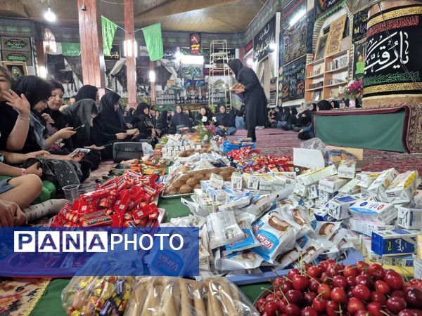 مراسم شیرخوارگان حسینی در بلده