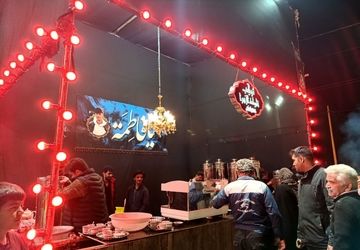 برپایی موکب‌های فاطمی در سطح شهر میبد